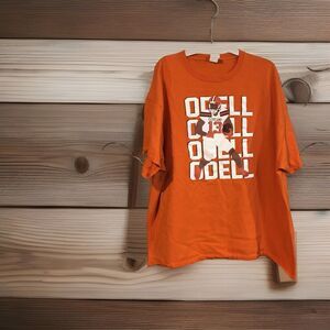 Odell Beckham Jr Cleveland Browns XXXL T-Shirt Orange SS Tee NFL Football